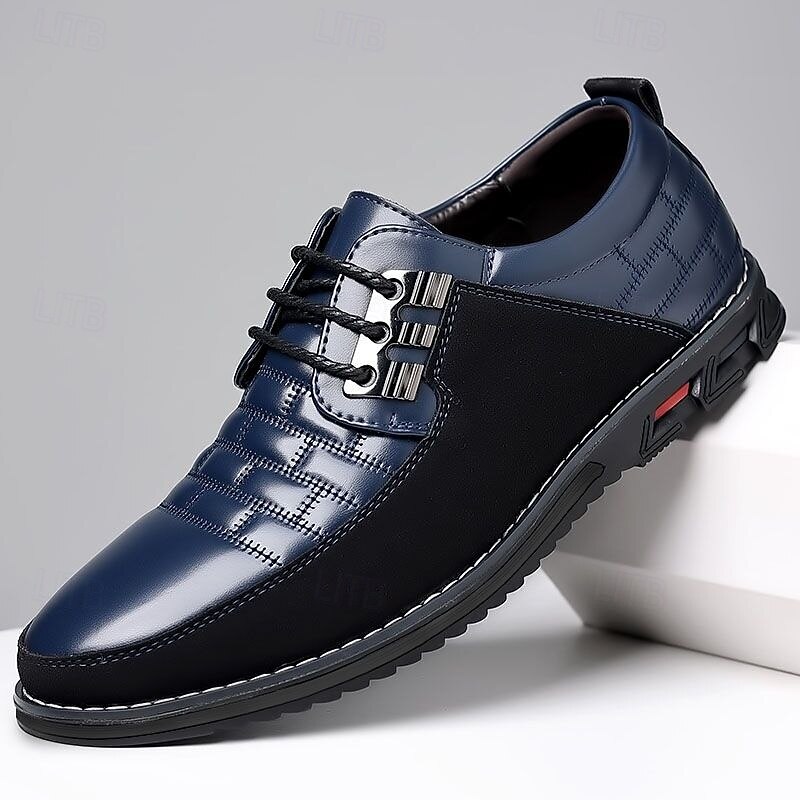 Men's Black and White Faux Leather Sneakers with Sporty Design – Comfortable and Fashionable Footwear for Casual Days, Travel and Weekend Outings3