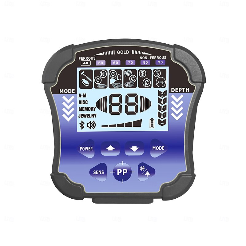 Handheld Underground Metal Detector - High-Precision LCD Smart Treasure Hunter for Archaeological & Outdoor Treasure Hunting2