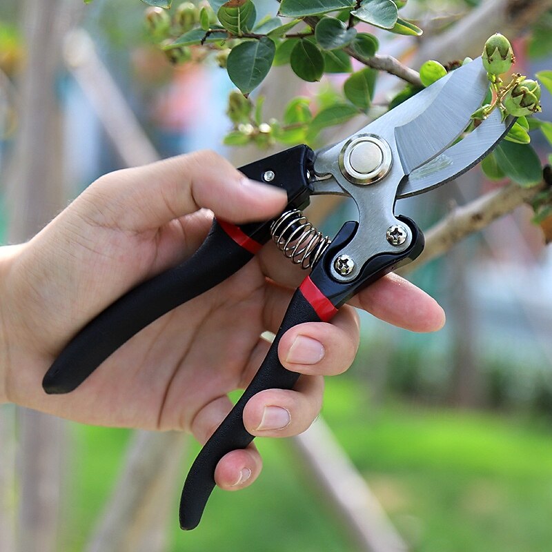 Heavy Duty Pruning Shears with Thickened SK5 Steel Blade, Effort-Saving Garden Branch Cutter for Thick Stems, Orchard, Nursery, and Landscaping Use4