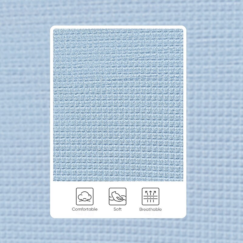 Men's Waves Waffle Shorts Sweat Shorts Casual Shorts Mid Waist Fashion Casual Vacation Jogging Workout Elastic Drawstring Waist Shorts with Pockets Designer Clothing Apparel3