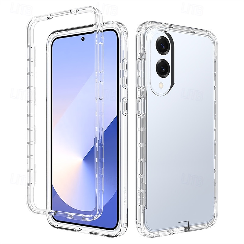 Phone Case For Samsung Galaxy S25 S25 Edge S24 S23 Ultra Plus A16 A25 Back Cover Transparent Shockproof TPU PC