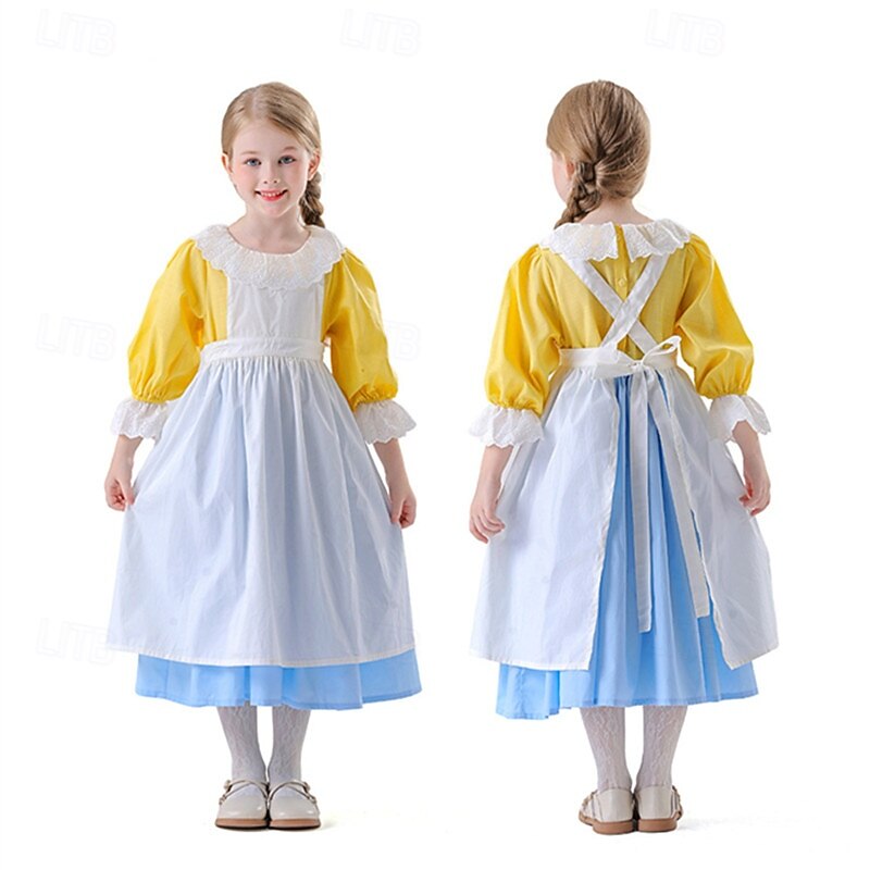 Peanut Halloween Cosplay Costume Masquerade Halloween Kid's Girls' Halloween Children's Day Carnival Halloween Easy Halloween Costumes Dress Up