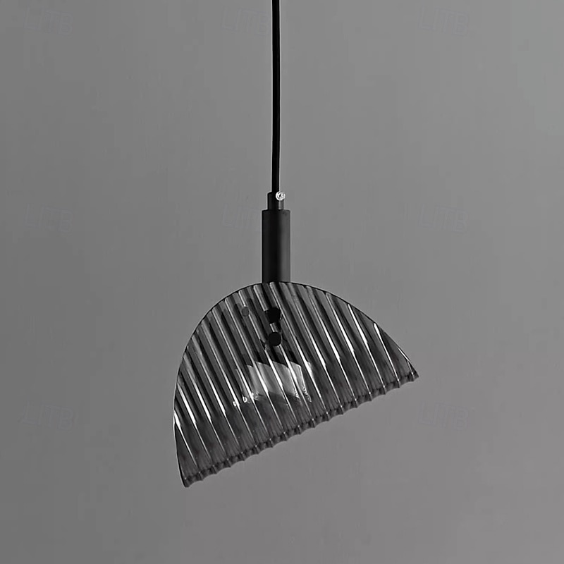 Modern Style Hanging Light Creative Personality Metal Glass Pendant Lamp Lampshade,Bedroom Living Room Decoration Lighting Fixtures3