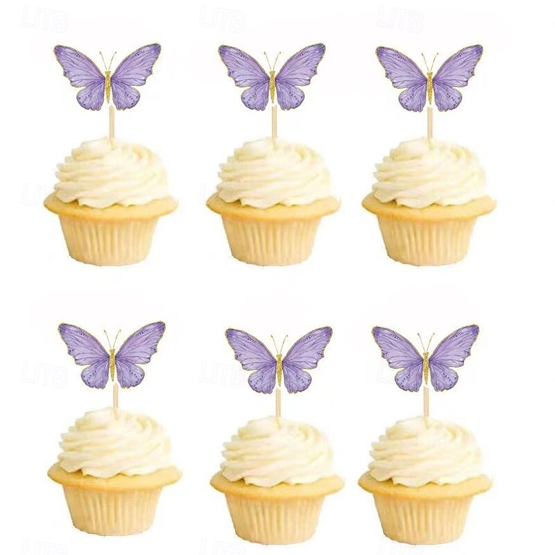 100PCS Cake Baking Decoration Picks, Disposable Fruit Skewers for Cakes, Desserts, Fruit Party Sticks, and Party Food Accessories2