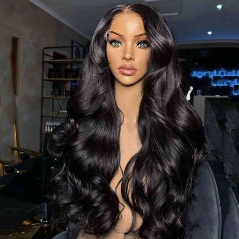 REAL HD Swiss Lace Brazilian Remy Human Hair 5x5 HD Closure Wig Ultra Thin HD Lace Front Human Hair Wigs with Baby Hair Bleached Knots Pre-Plucked For Women2