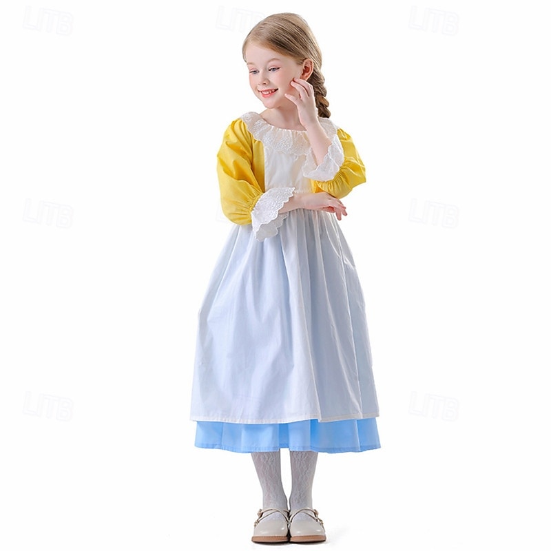 Peanut Halloween Cosplay Costume Masquerade Halloween Kid's Girls' Halloween Children's Day Carnival Halloween Easy Halloween Costumes Dress Up4