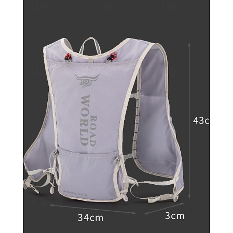 Running Vest Water Pack Hydration Vest Sun Sleeves Reflective Waterproof Quick Dry Nylon for Marathon Hiking Jogging2