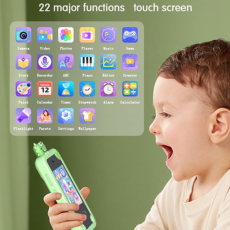 Birthday Presents Portable Smart Phone Video Record Music Play Smartphone Pour Enfant Gifts P1 Plus With 8G memory card2