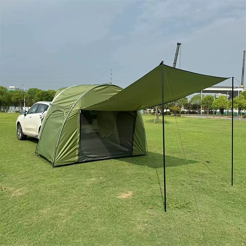 Family Camping Rear RV Extension Tent Car Rear Tent 0 With Mesh Canopy Front Hall Rear Tent