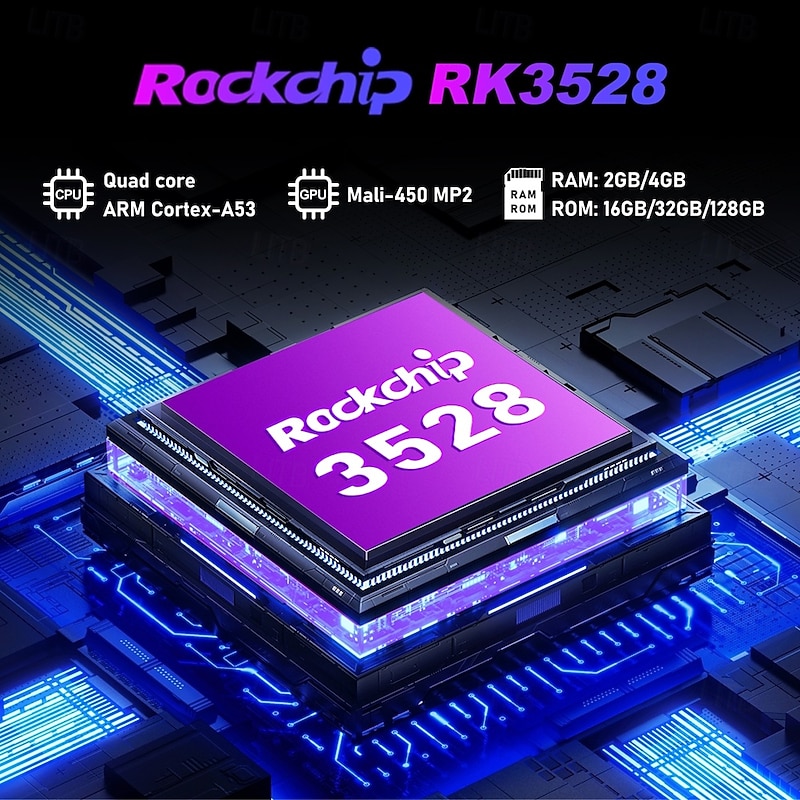 Android 14 Smart TV BOX H96 Max M2 PLUS Rockchip RK3528 1000M LAN WiFi6 Bluetooth 5.4 8K 4K BT With Voice Gyroscope Remote Set Top Box Media Player3