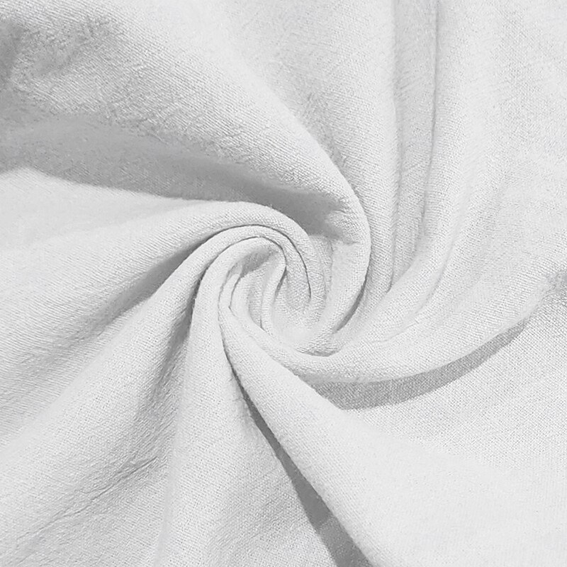 Men's Linen Pants Trousers Summer Pants Baggy Pants Beach Pants Drawstring Elastic Waist Straight Leg Plain Comfort Breathable Full Length Outdoor Casual Daily Vacation Fashion Black White3