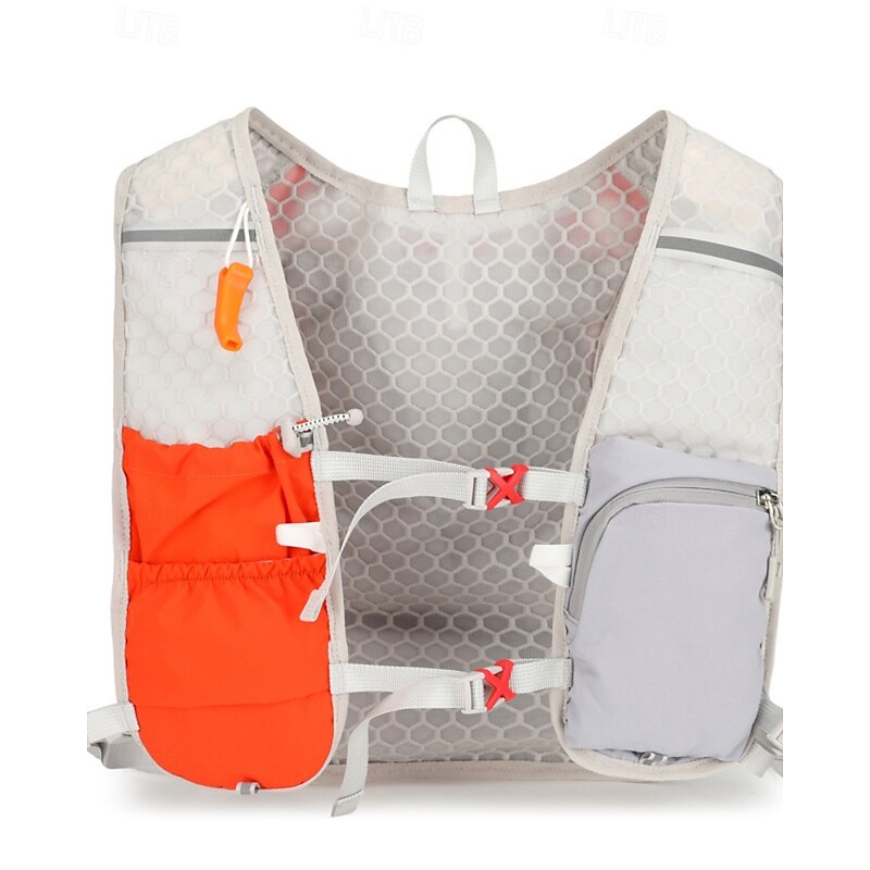 Running Vest Water Pack Hydration Vest Sun Sleeves Waterproof Quick Dry Lightweight Polyester for Marathon Hiking Jogging
