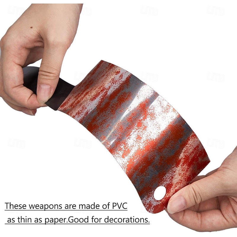 Halloween Blood Handprint Decoration Set Including Window Clings, Blood Knife Banner, and PVC Tablecloth, Perfect for Halloween, Haunted House, and Spooky Festival Decor4