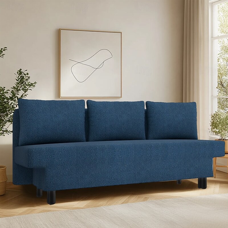 Sofa Cover Suitable For ÄLVDALEN Sofa Solid Color Quilted Polyester Slipcovers3