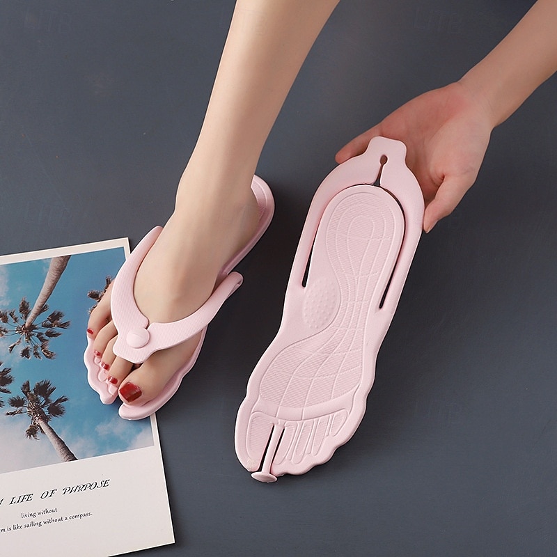 Travel-Foldable Sandals, Beach Slippers, Unisex, Portable, Made of EVA Material
