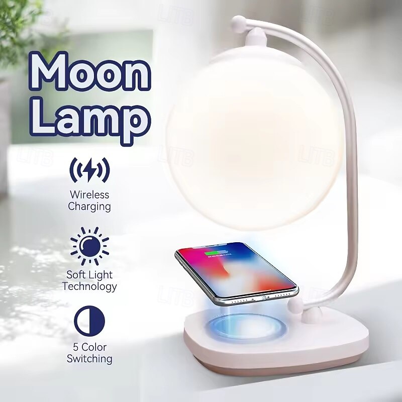 Bedside Table Lamp Modern Minimalist Bedside Table Lamp Bedroom Living Room Study Bedside Lamp Decorative Small Table Lamp Bedside Lamp 110-240V2