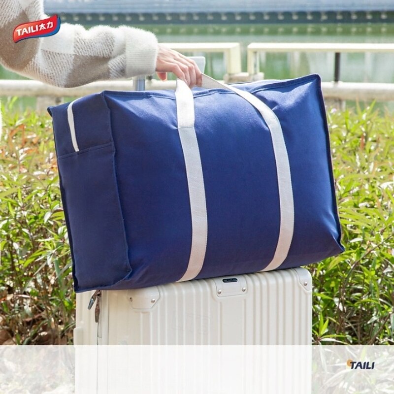 TAILI Extra Large Moving Bags, Silver Heavy Duty Totes For Storage, Wrap Around Handles, Storage Bags for Space Saving, Alternative to Moving Boxes2