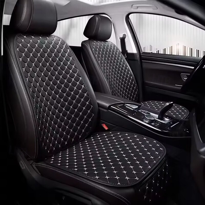1 Set Leather Car Seat Cover Minimalism Seat Cushion Wear-resistant and Durable Four Seasons General Car Seats2