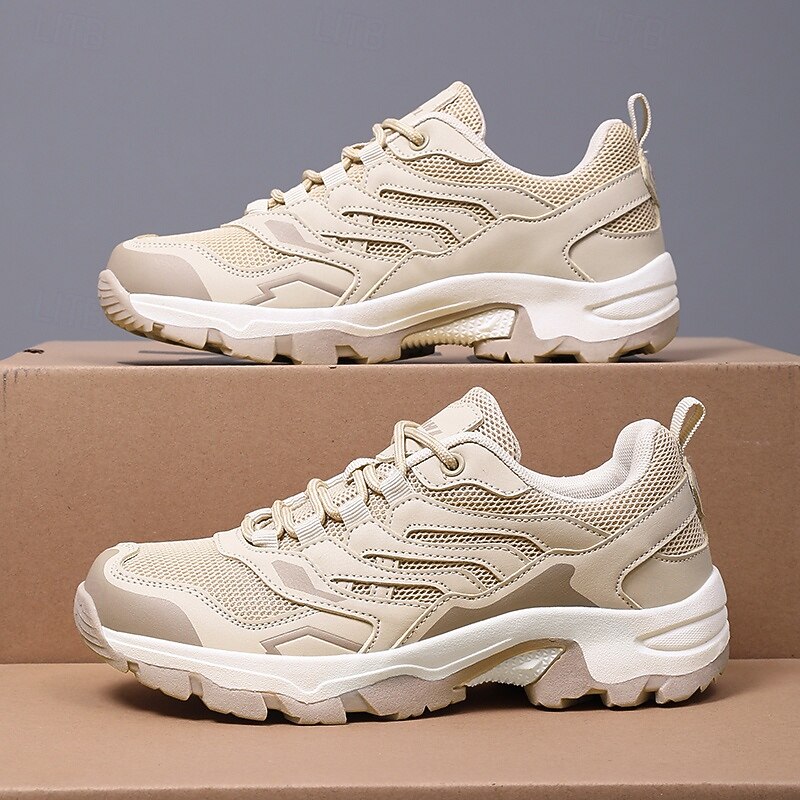 Men's White Sports Running Shoes - Lightweight Breathable Sneakers with Cushioned Sole for Gym Running and Casual Wear3