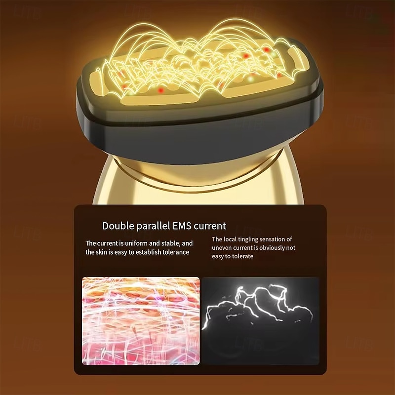 3 Colors Light Therapy Microcurrent Face Lifting Machine Skin Tightening Rejuvenation Spa Device2