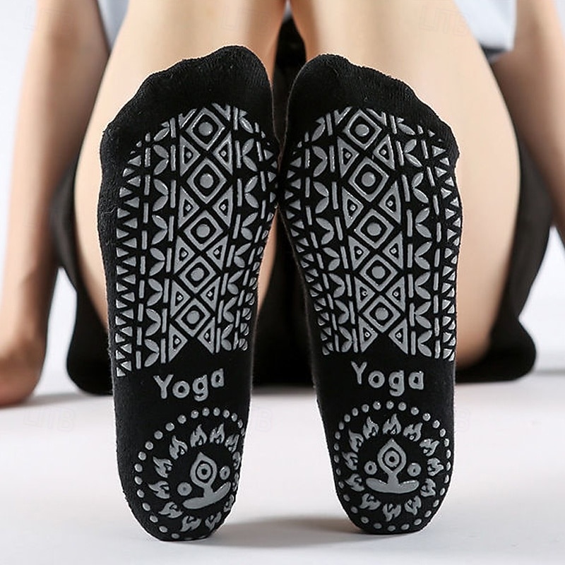 Women Non-slip Dispensing Five Toes anti-odorant anti-friction Sweat-absorbent Floor Socks For Pilates Dance2