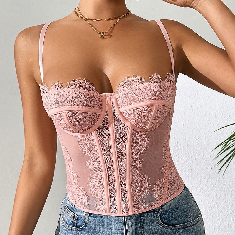 Retro Vintage Medieval Renaissance Corset Vest Bustier Fancy Dress Women's Celtic Fantasy Halloween Carnival Party Casual Daily LARP Adults' Corset3