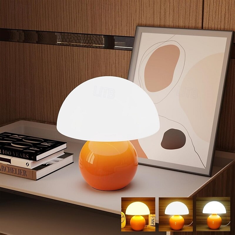 LED Table Lamp, Modern Decorative Lamp Desk Lamp Night Light for Bedroom, Study, Living Room, Bedside Table, Bar, Restaurant3