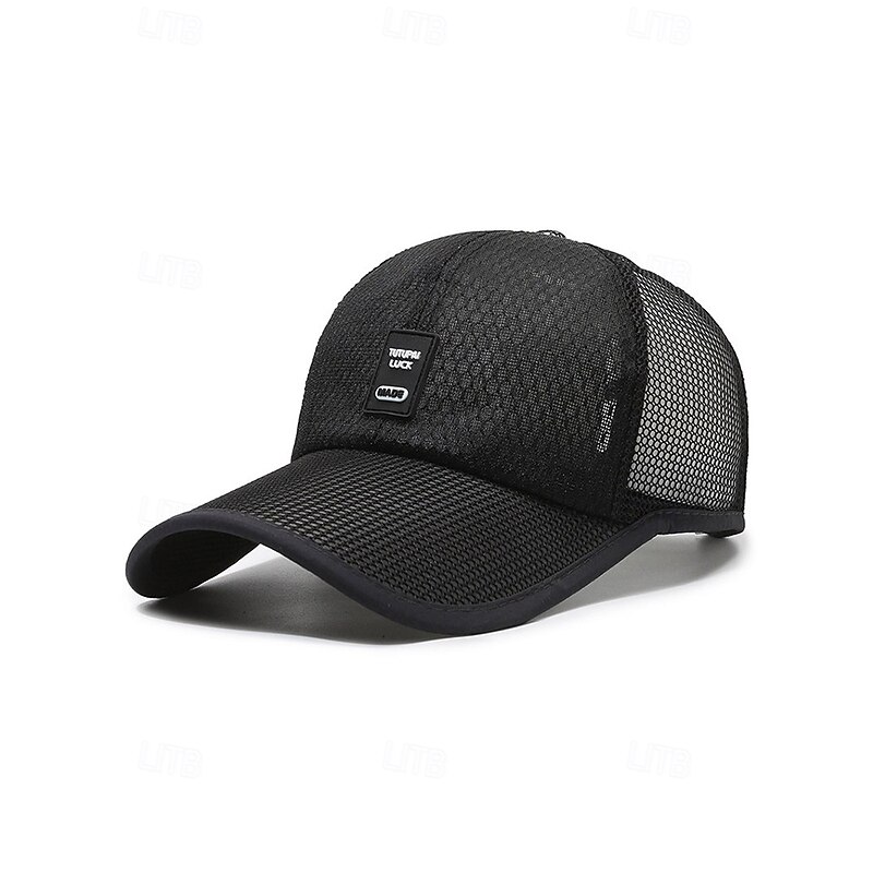 Men's Breathable Mesh Baseball Cap with Curved Brim – Lightweight Adjustable Summer Hat for Outdoor Sports, Hiking and Casual Wear4