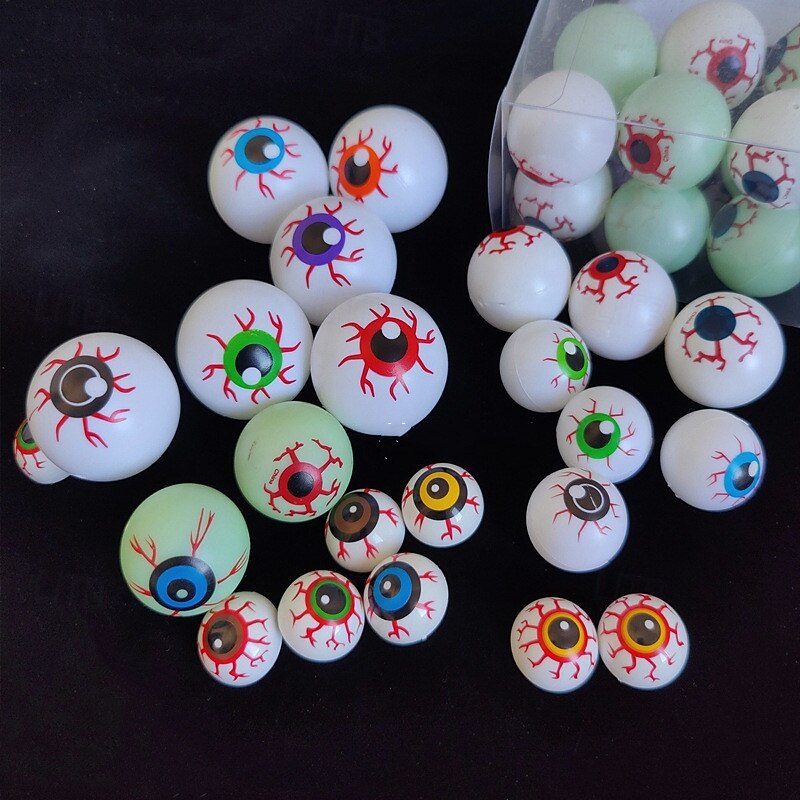 20Pcs Horror Bouncy Ball Scary Eye Ball Halloween Party Supplies Wholesale3