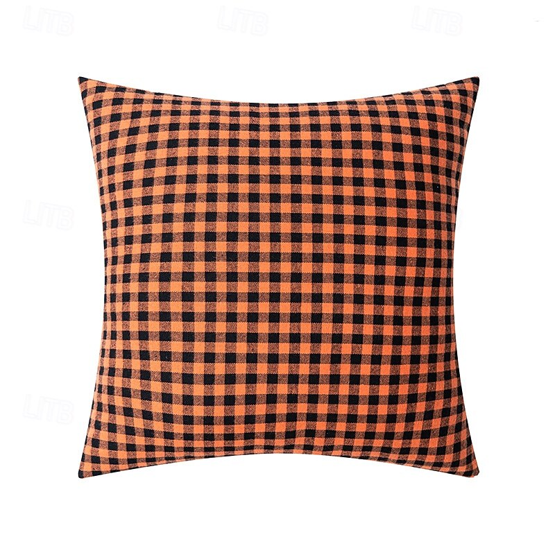 Halloween Pumpkin Pillow Cover - Festive Cushion Cover for Living Room Sofa, Holiday Atmosphere Decoration, Pumpkin-Themed Pillowcase2