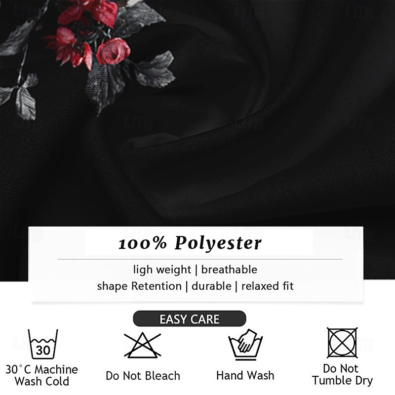 Men's Romantic Halloween Costumes Day of the Dead Shirt Button Up Shirt Long Sleeve Dark Gothic Style Holiday Streetwear Summer Spring Turndown 3D Print Collared Shirts Black Yellow Blue Purple Orange3