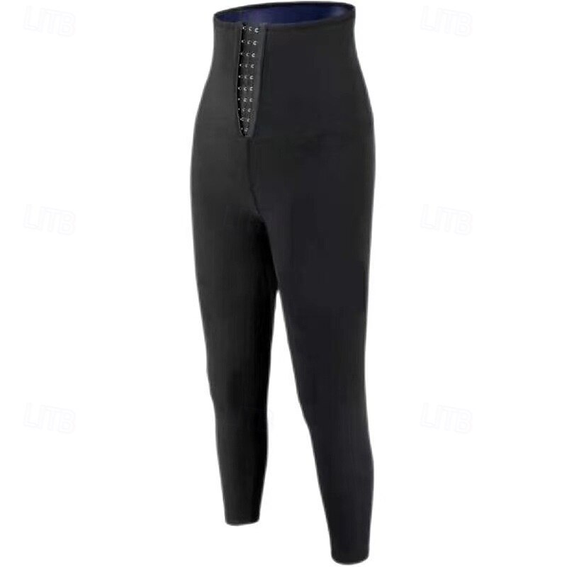 Women's Leggings Cropped Pants Cozy Leggings Streetwear Casual Ankle-Length High Waist Plain Elastic Waist Breathability Stretchy Vacation Street Daily Wear Silver Blue Fall Regular Fit3