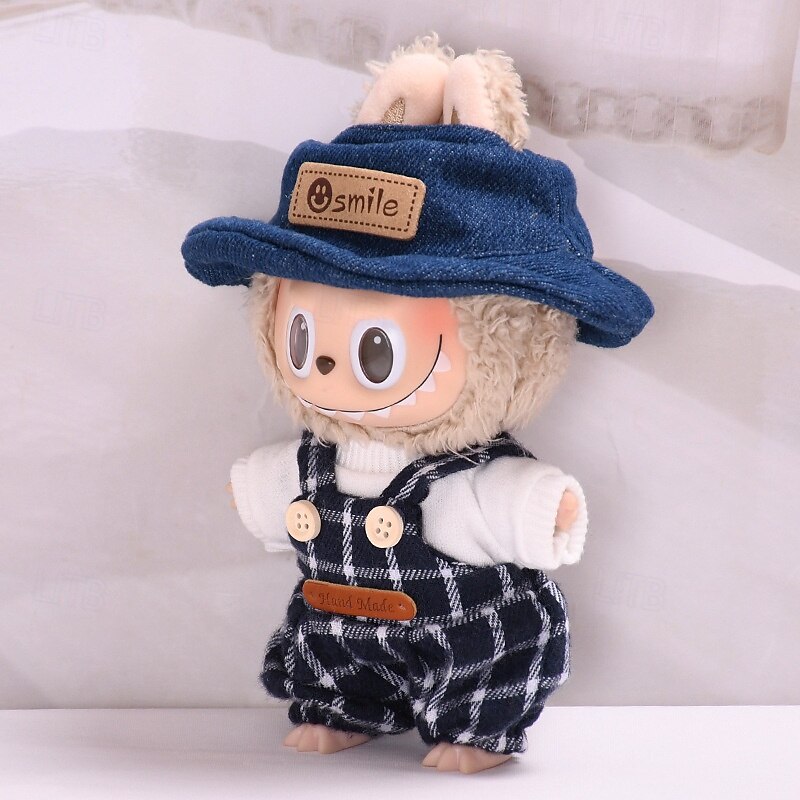 17cm Vinyl Doll Clothes Accessories for 6.7 inch Handcrafted Crochet Clothes for Vinyl FigureFashion Outfits Unique Style(Outfit Only)4