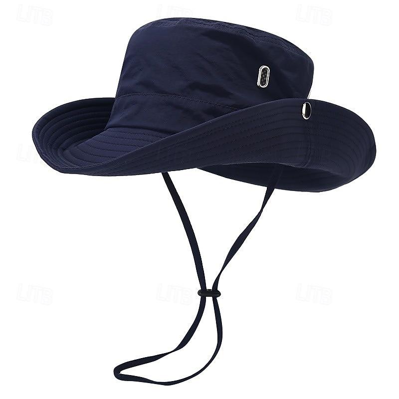 Sun Hat Bucket Hat Boonie hat Sunscreen UV Protection Summer Spring Drawstring Wide Brim Unisex Fishing Activity2