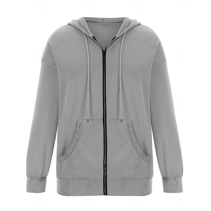 Women's Pullover Hoodie Sweatshirt Plain Casual Long Sleeve Hooded Regular Tops Street Dailywear Pink Wine Blue Fuchsia Green Fall Winter3