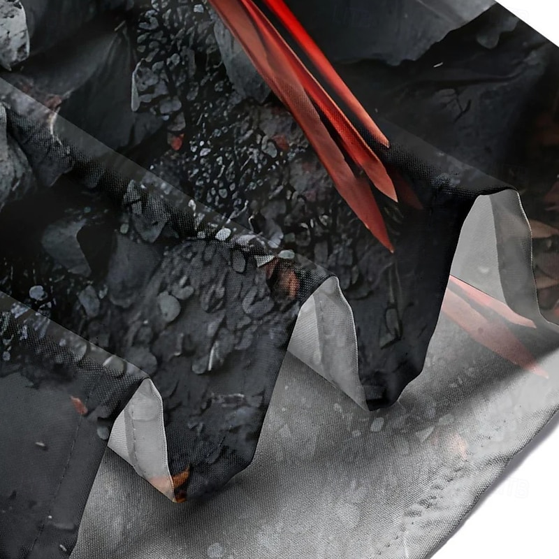 Men's Bird Red Cardinal Shirt Summer Shirt Button Up Shirt Short Sleeve Vintage Retro Outdoor Vacation Summer Spring Turndown 3D Print Collared Shirts Front One Pocket Black3