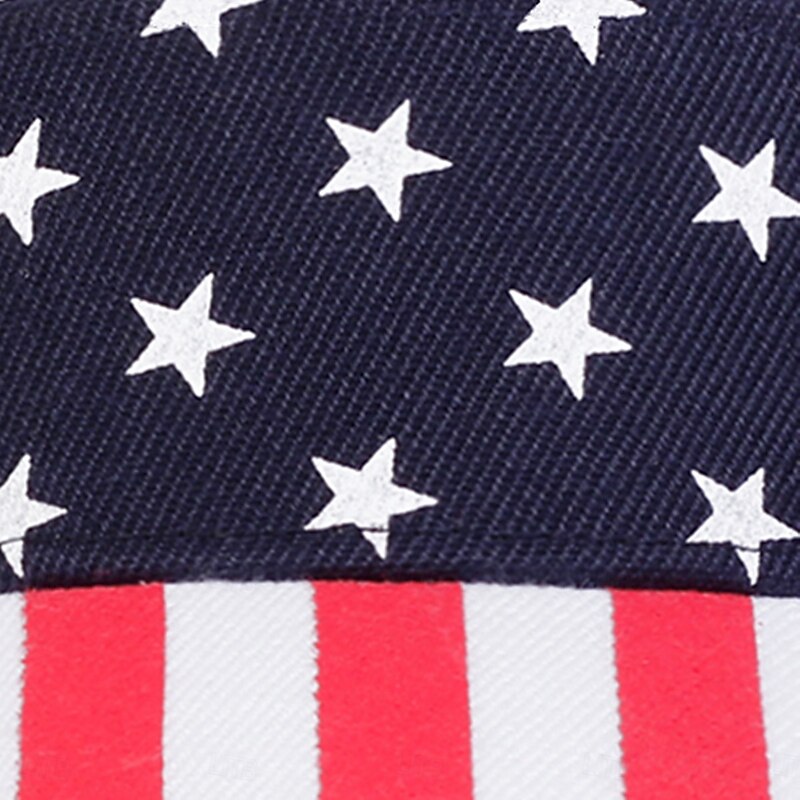 Men's Unisex Baseball Cap Sun Hat Trucker Hat Dark Navy Polyester / Cotton Blend Adjustable Fashion Independence Day Festival Graphic Stars Casual / Daily3