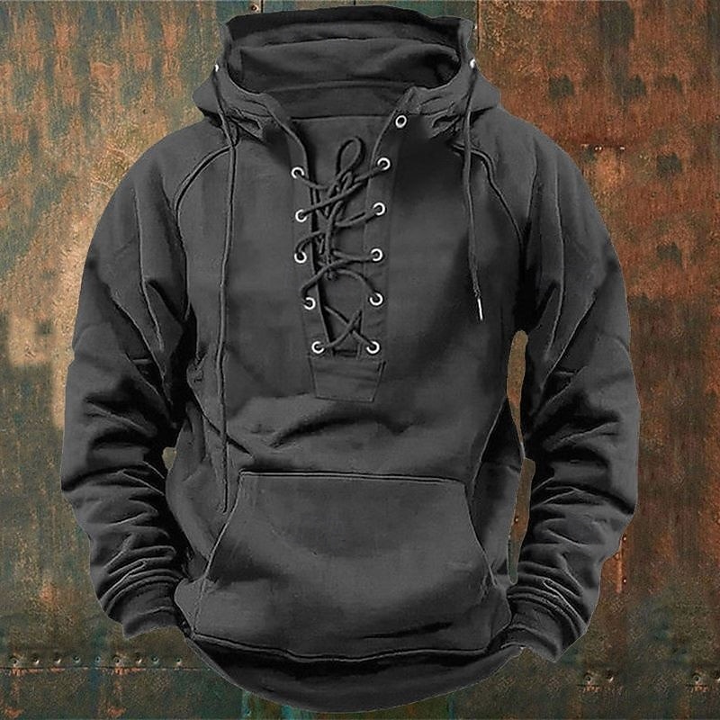 Men's Hoodie Drawstring Hoodies Black Pink Army Green Blue Khaki Hooded Plain Front Pocket Sports Outdoor Daily Holiday Streetwear Basic Casual Fall Winter Clothing Apparel Hoodies Sweatshirts4