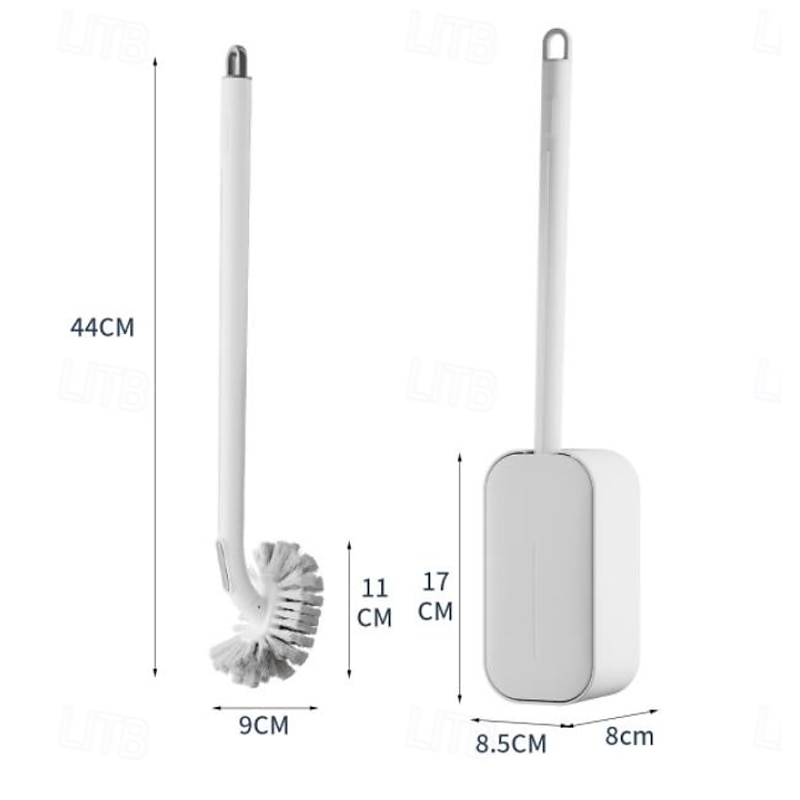 Domestic Toilet Brush, Long-Handled Toilet Cleaner, Wall-Mounted, S-Shaped Design3
