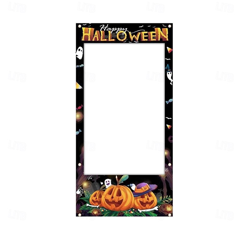 Halloween Photo Booth Props SuppliesSpooky and Fun Designs ncludes Ghosts, Pumpkins, Witches, Bats, and More Perfect for Parties, Events, and Celebrations3