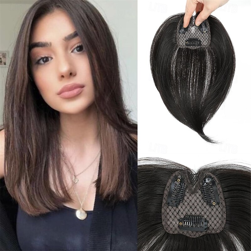 Hair Toppers for Women with Thinning Hair Extensions 360 3D Toppers Hair Pieces for Women 360Cover Clip Ins Fake Bangs Hair Pieces Perfect Solution for Stylish Upgrade