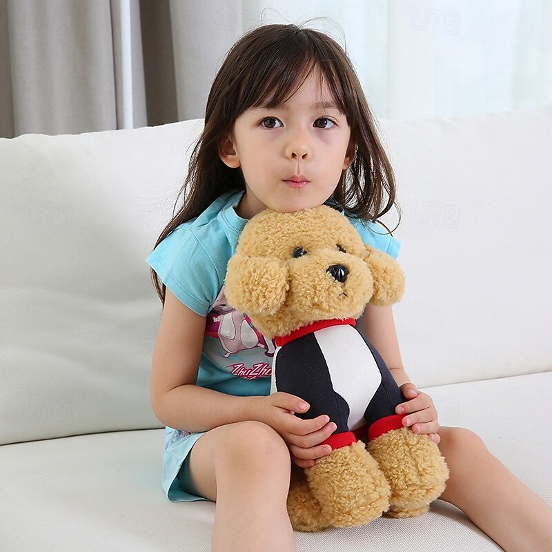 Dog Stuffed Animals Plush Soft Cuddly Golden Retriever Plush Toys Large Stuffed Dog Puppy Dog Stuffed Animals Birthday Gift for Kids Girls Boys