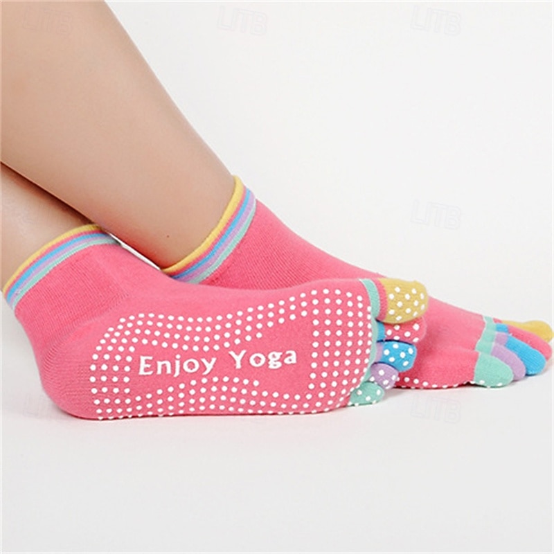 Women anti-friction Sweat-absorbent Non-Slip Floor Socks For Pilates Dance4