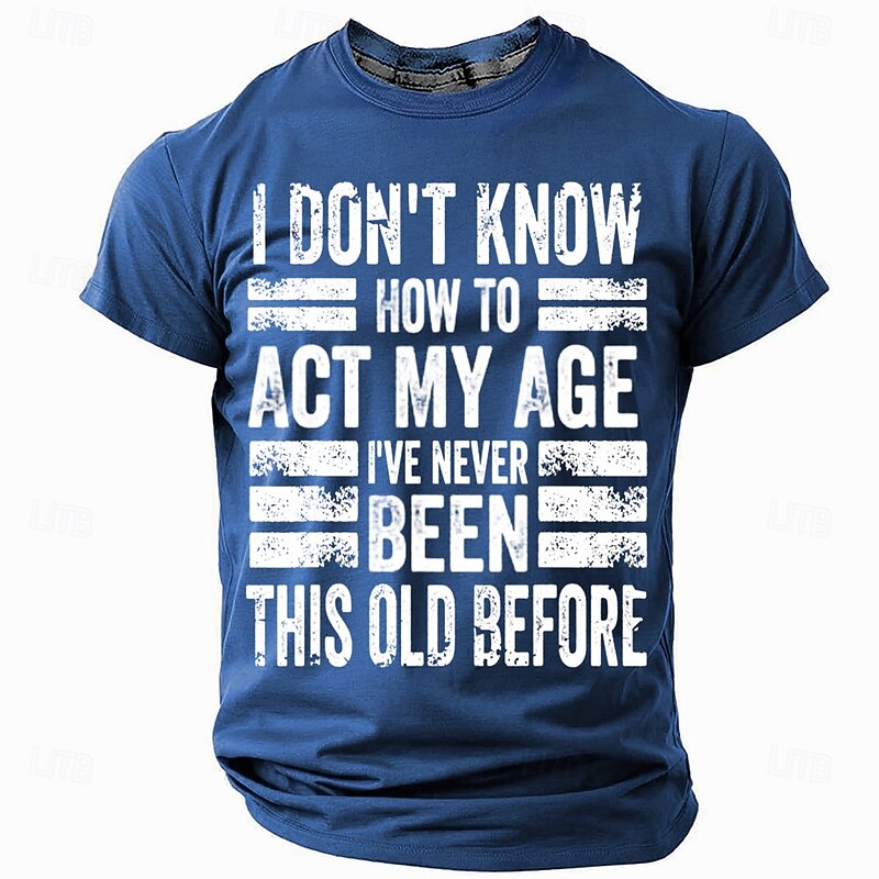 Men's Funny Graphic T-Shirt with 