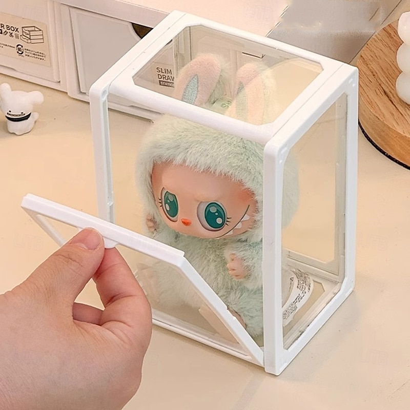 Acrylic Clear Display Case Box Dustproof Protection Showcase Cube Collectibles Show Box3