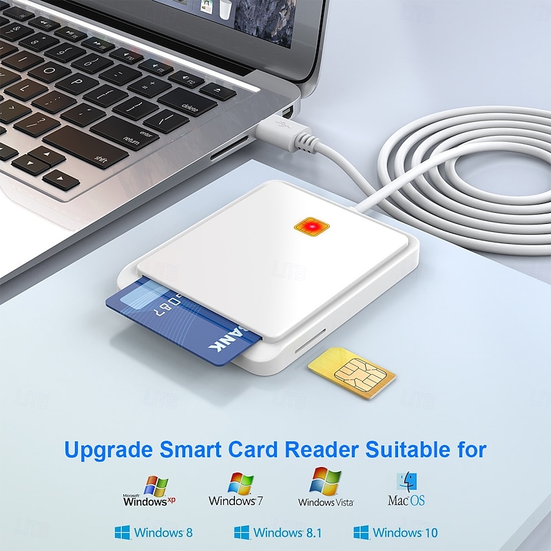 IC/USB/Credit/ID/ATM EMV Smart Card Writer Credit Card Reader3
