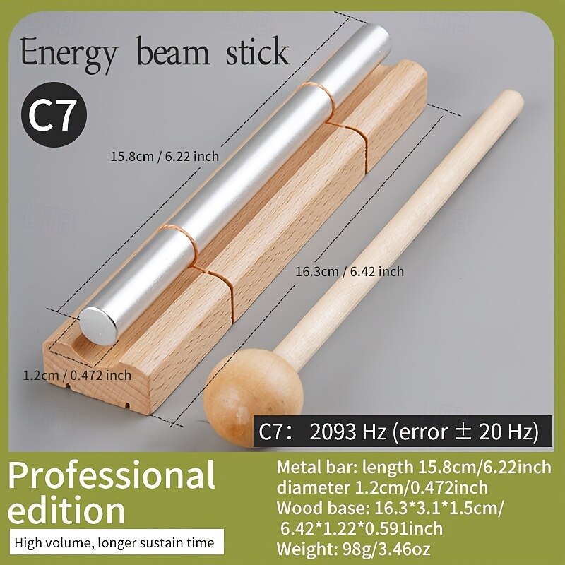 Healing equipment meditation wind chime energy sound set, suitable for meditation/ mindfulness/ yoga relaxation and soothing percussion instruments4