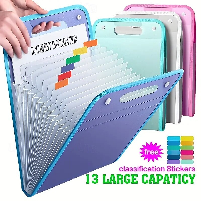 Test Paper Storage Bag Student-specific Large-capacity File Bag is More Cost-effective With Spacer Arrangement Artifact
