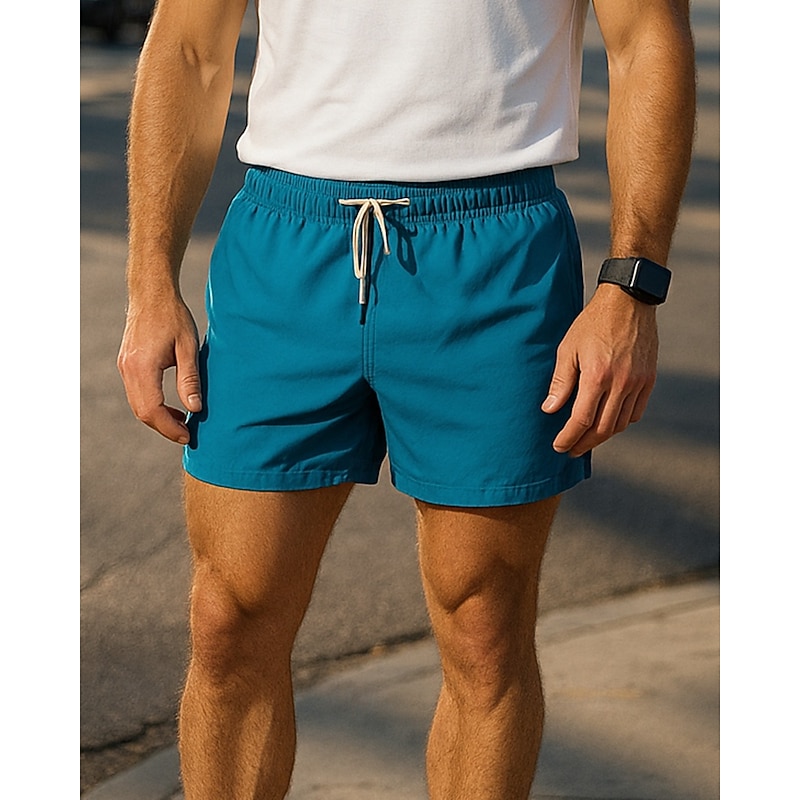 Women's Running Shorts Elastic Waistband Shorts Sports & Outdoor Casual Quick Dry Lightweight Breathable Tennis Golf Running Regular Fit Sportswear Activewear Solid Colored Black White Royal Blue2