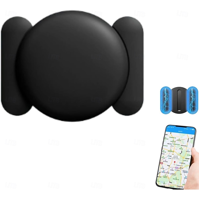 Mini GPS Tracker, Rastreador GPS para Carros Sin Suscripcion, Mini GPS Tracker for Vehicles, Undetectable GPS Tracke for Car,for iPhone/Android , Airtag Pet, Dog, Bag, Kids